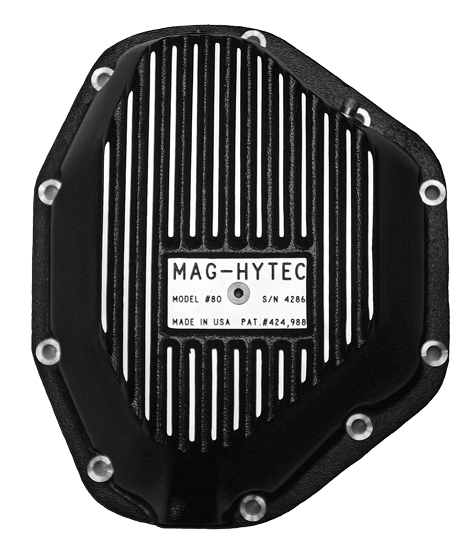 Mag-Hytec Black Chrysler 10 Bolt Dana 80 Rear Differential Cover - Click Image to Close